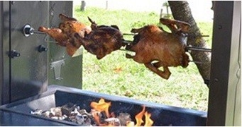 Шампур-спица в сборе для GRILL MASTER 11210