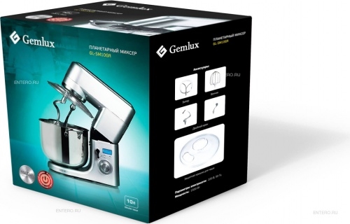 Миксер планетарный GEMLUX GL-SM10GR