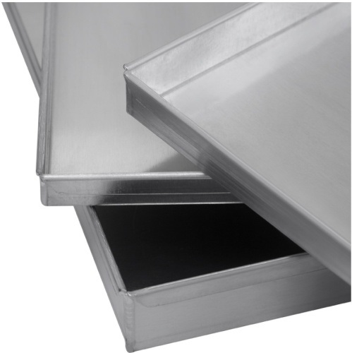 Противень LUXSTAHL мки172 алюминий L=600, B=400, H=15 мм 1,5мм