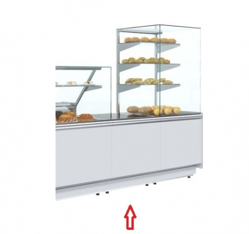 Прилавок неохлаждаемый CARBOMA KC95 N 0,8-7 RAL1003