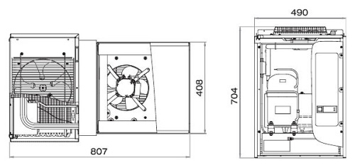 Моноблок среднетемпературный POLAIR MM 111 S