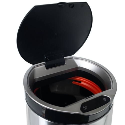 Ведро для мусора FOODATLAS JAH-9313, 20 л сенсорное, круглое, внутр ведро