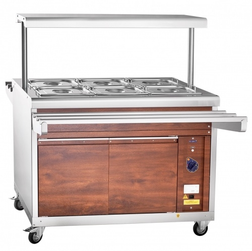 Мармит вторых блюд ABAT ЭМК-70ПМ (кашированный под дерево)