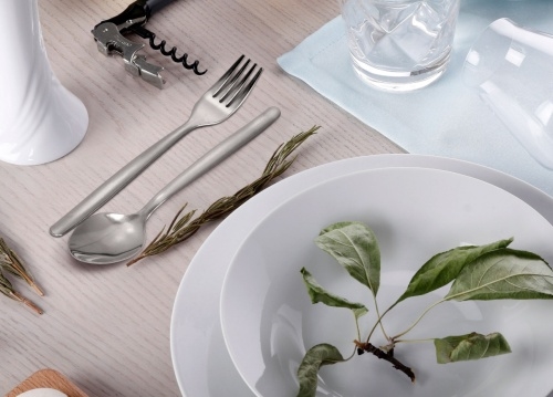 Вилка столовая LUXSTAHL Iris KL-23 нерж. сталь, L=19 см, серебряный