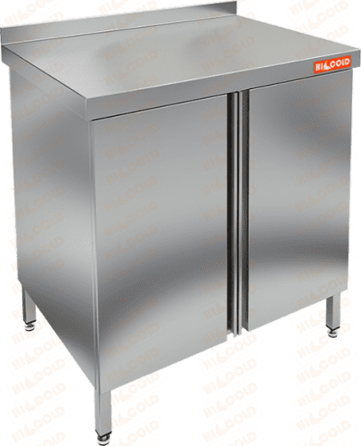 Стол производственный пристенный с 2-мя полками HICOLD нсз-7/6Б