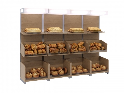 Стеллаж пристенный CARBOMA Модуль S5-20 03