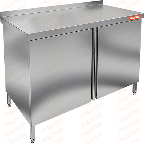 Стол производственный пристенный с 2-мя полками HICOLD НСЗ-10/6Б