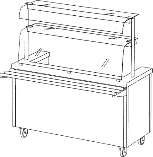 Прилавок для диспенсера BLANCO MAN4 566620