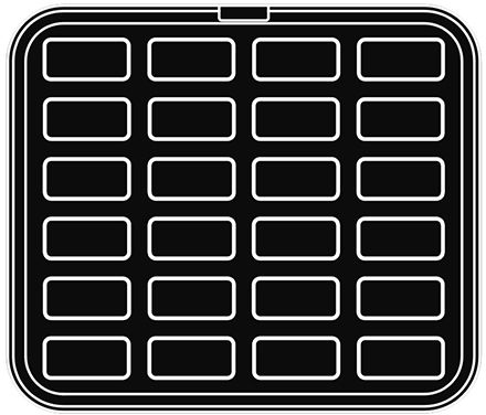 Форма для тарталеток PAVONI Cookmatic 4