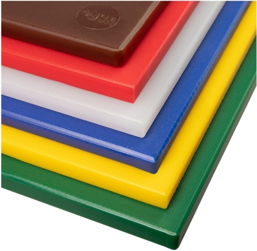 Доска разделочная мки307, 600х400х18, пластик, белый