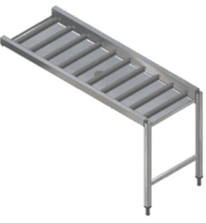 Стол для чистой посуды ELECTROLUX HSRC16LR 865008 роликов.