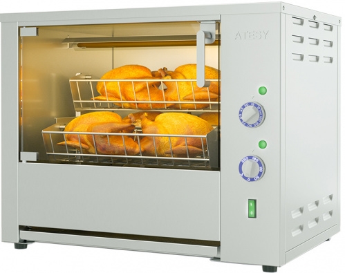 Гриль для кур карусельный ATESY КОМАНДОР-4Э-Т