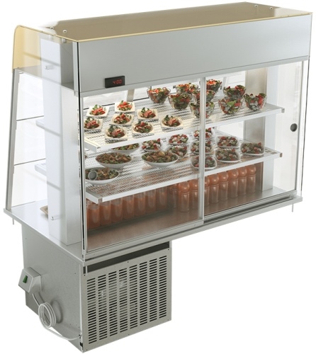 Витрина настольная холодильная ATESY Регата ХВ-1200-1370-02