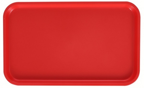 Поднос столовый мки116, 530х330 мм красный
