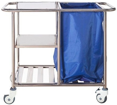 Тележка для горничных ОЛДАК ТН 3.1 нержавеющая стальаль