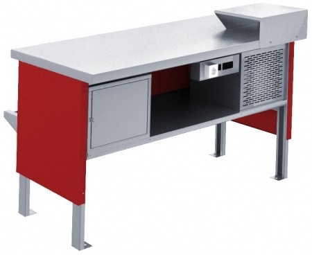 Прилавок холодильный среднетемпературный МХМ ПХС-1,55/0,85 (4.330.061-33)