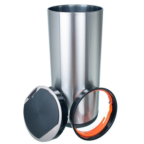 Ведро для мусора FOODATLAS JAH-9314 25л, сенсорное, круглое, внутр ведро, стальной