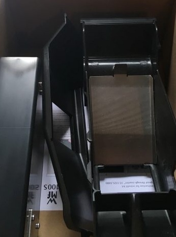 Сброс отходов под прилавок WMF