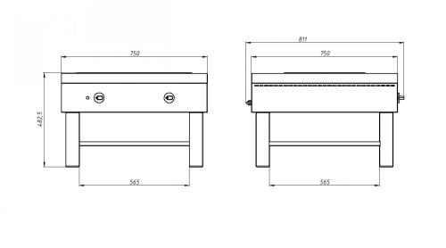 Плита-табурет электрическая GRILL MASTER Ф1ПЭ 24055