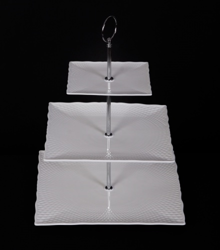 Этажерка 3-х ярусная Sam&Squito серия Quadro фк1306