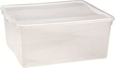 Ящик универсальный 18л, 400*335*170 мм полипропилен с крышкой