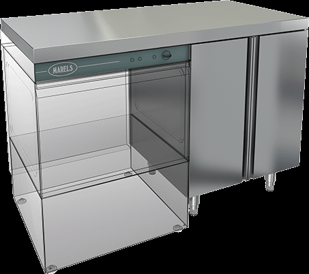 Стол для посудомоечной машины HICOLD НБМСЗКП-12/6л