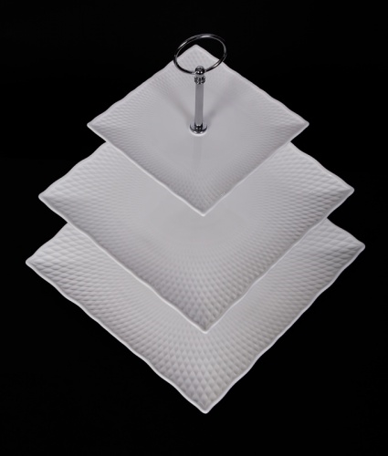 Этажерка 3-х ярусная Sam&Squito серия Quadro фк1306