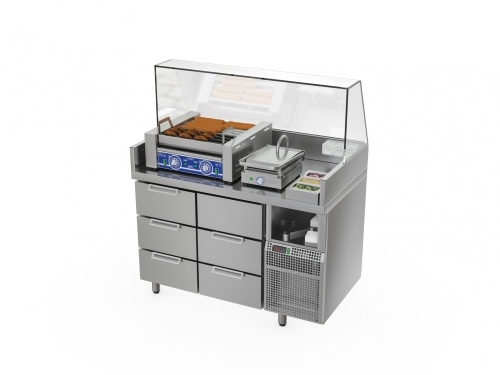 Станция для хот догов ATESY Бавария БХС -1235.700-02