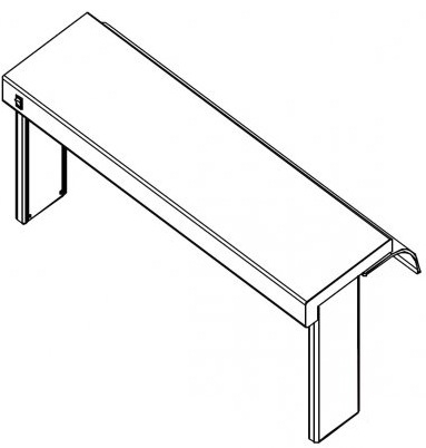 Полка с подсветкой KOGAST ST-1N-140L 39568