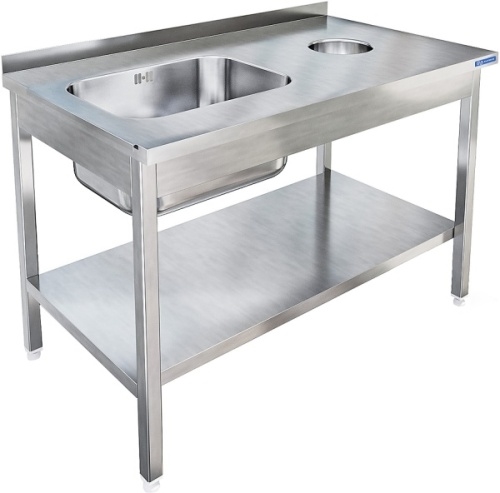 Стол для грязной посуды KAYMAN СПМ-123/1207 правый