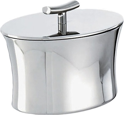 Сахарница с крышкой SAMBONET Бамбу 56710-02 нержавеющая стальаль, 200 мл, металлич.