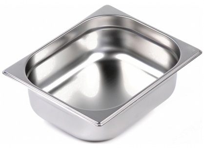 Гастроемкость LUXSTAHL из нержавеющей стали GN 1/2 327х265х100 мм [812-4] га10