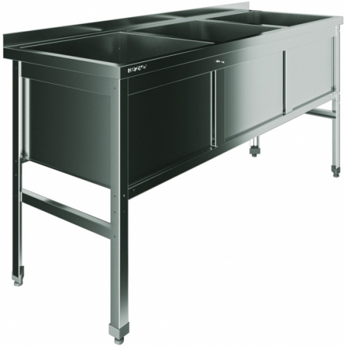 Ванна моечная трехсекционная RESTOINOX ВМС-3/6-Б-ЭЦ