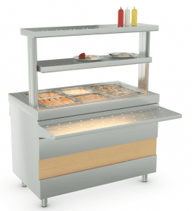 Мармит 2-х блюд ATESY РИВЬЕРА М2-1500-02-СО