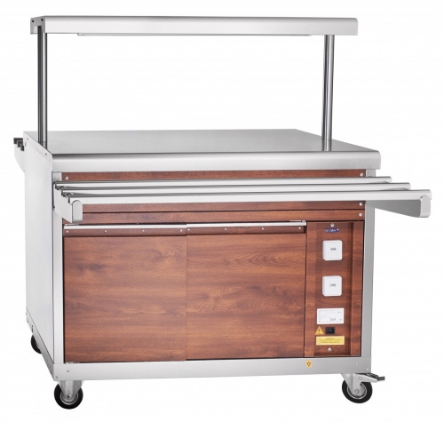 Прилавок для горячих напитков ABAT ПГН-70ПМ (кашированное под дерево)