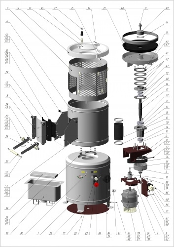 Картофелечистка ТОРГМАШ МОК-300У