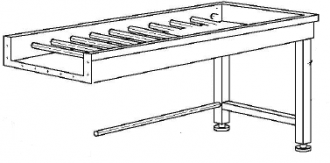 Стол для чистой посуды MEIKO KTRH 580/полка 23018517, роликов.
