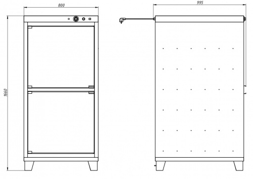 Шкаф расстоечный GRILL MASTER РПК 1 (22151)