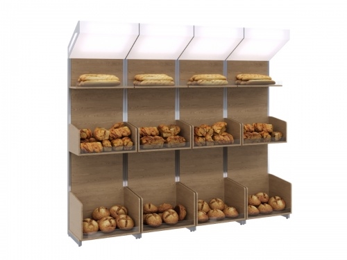 Стеллаж пристенный CARBOMA Модуль S5-22 01