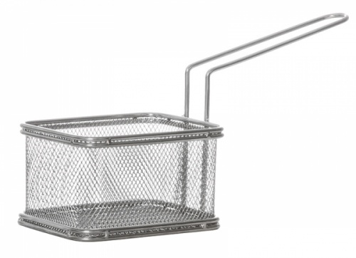 Корзинка для картофеля фри с ручкой LUXSTAHL 105х90х65 мм [QL089-02]