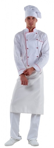 Фартук шеф-повара белый [00300]