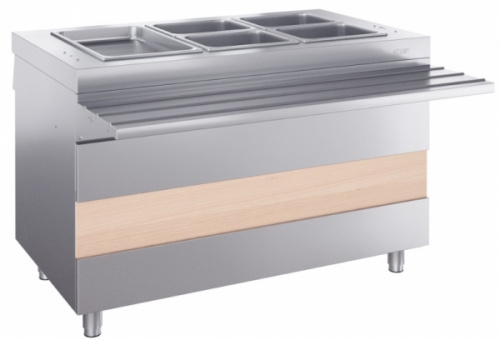 Мармит 2-х блюд ATESY РИВЬЕРА М2-1200-02-СО без полок