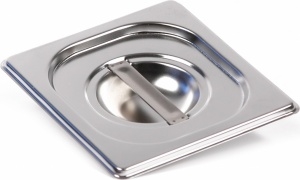 Крышка LUXSTAHL из нержавеющей стали для GN 1/6 [816-L] га39