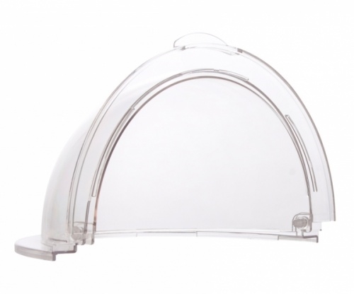 Крышка полусфера LUXSTAHL 370 мм прозрачная [CV06] кт258