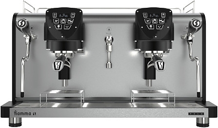 Кофемашина рожковая FIAMMA Vela Dual 2, 2 высокие группы, черный