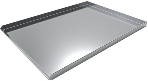 Противень алюминиевый WLBAKE 016550 (600х400х23. 3 борта 90°, 1 борт 45°)
