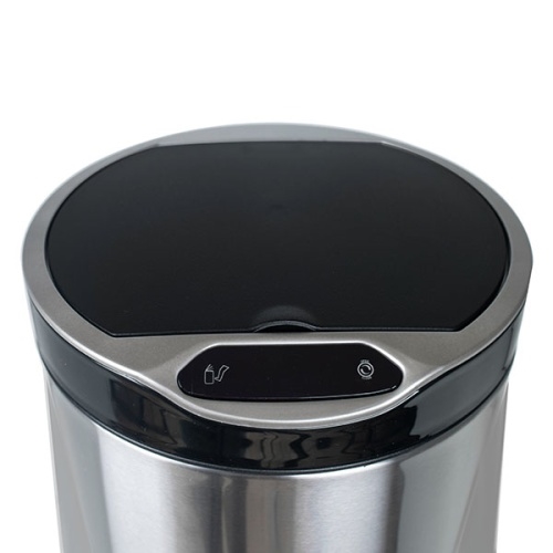 Ведро для мусора FOODATLAS JAH-9314 25л, сенсорное, круглое, внутр ведро, стальной