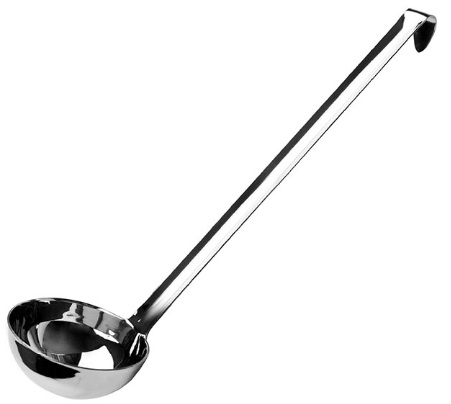 Половник PROHOTEL LOPP10 нержавеющая сталь. 250мл. D=10, H=10, L=42см. металлич.