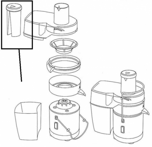 Толкатель для соковыжималки Juice Master Professional