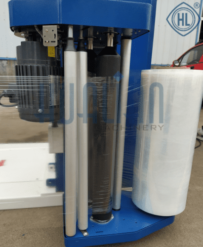 Паллетоупаковщик HUALIAN HL-1500 с моторизированной кареткой с престрейчем